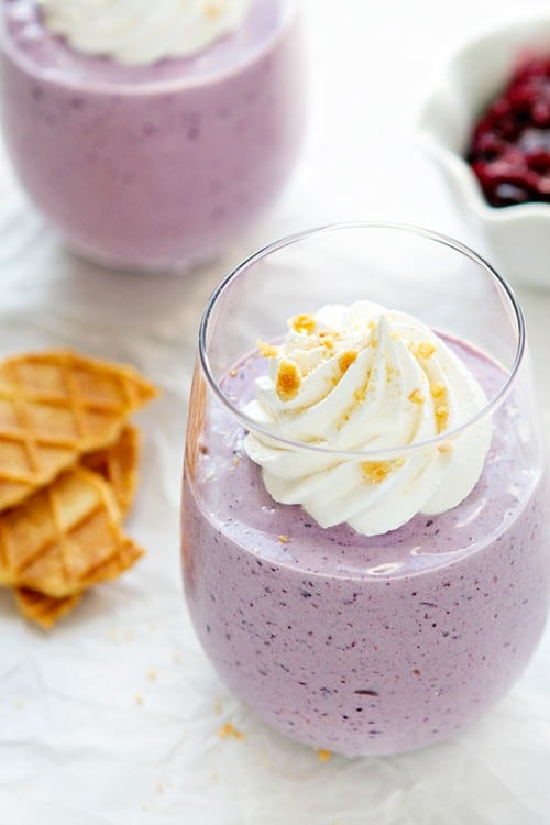 Berries and Cream Milkshake | My Baking Addiction