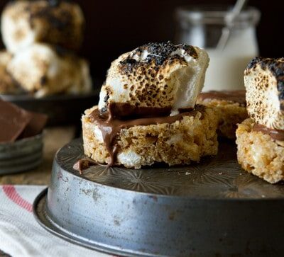 Pumpkin Spice Marshmallow Treats