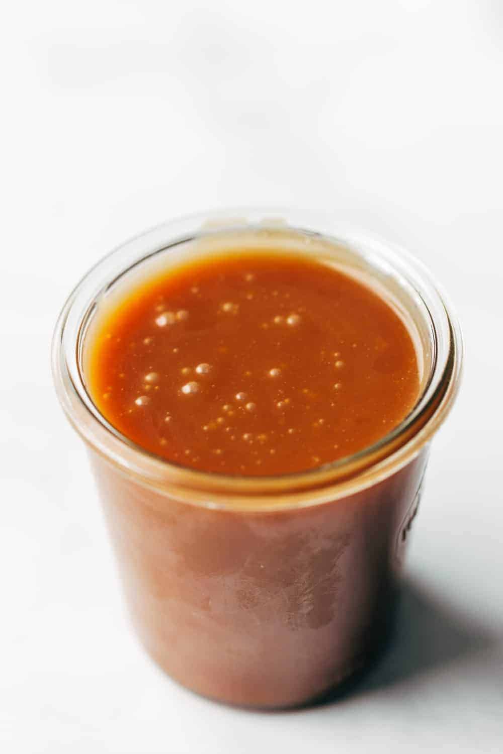 Learn how to make caramel sauce with just a few pantry staples