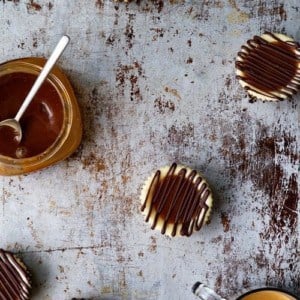 Salted Caramel Cheesecake Recipe Picture on MyBakingAddiction.com