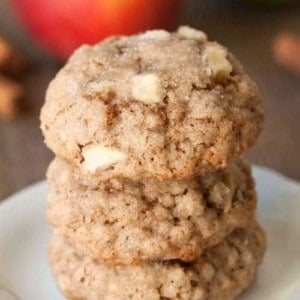 Gluten Free Apple Cookies from Texanerin on MyBakingAddiction.com