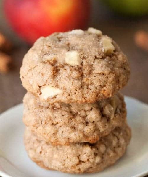 Gluten Free Apple Cookies from Texanerin on MyBakingAddiction.com