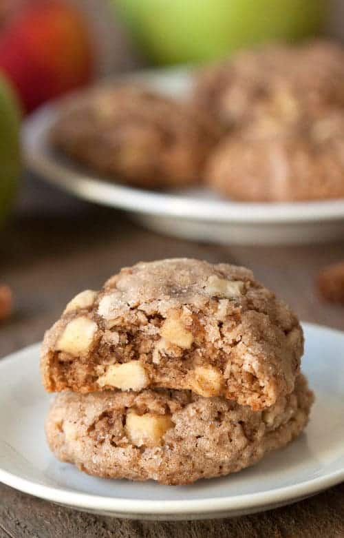 Gluten Free Apple Spice Cookies Recipe from Texanerin on MyBakingAddiction.com