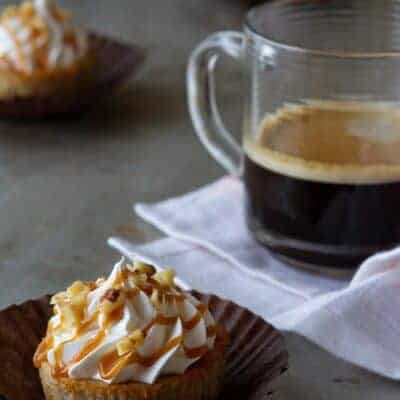 Mini Apple Pies with Salted Caramel Sauce