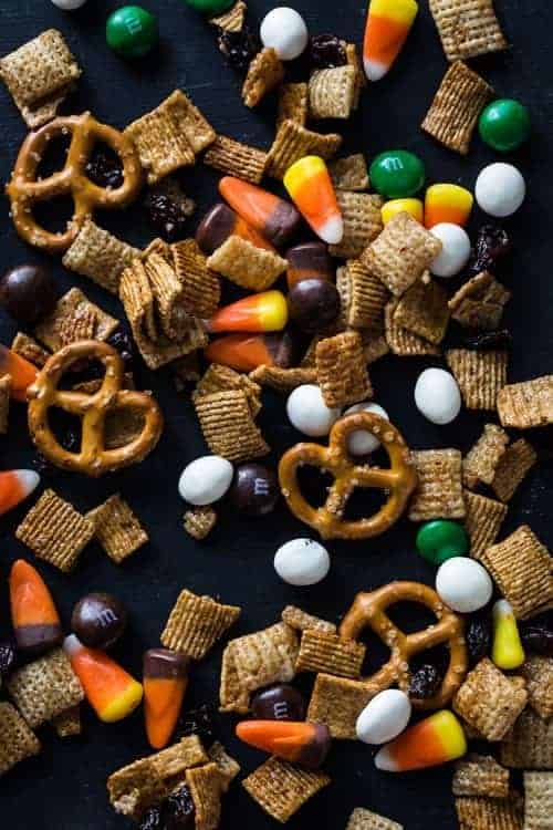 pumpkin spice chex party mix from my baking addiction