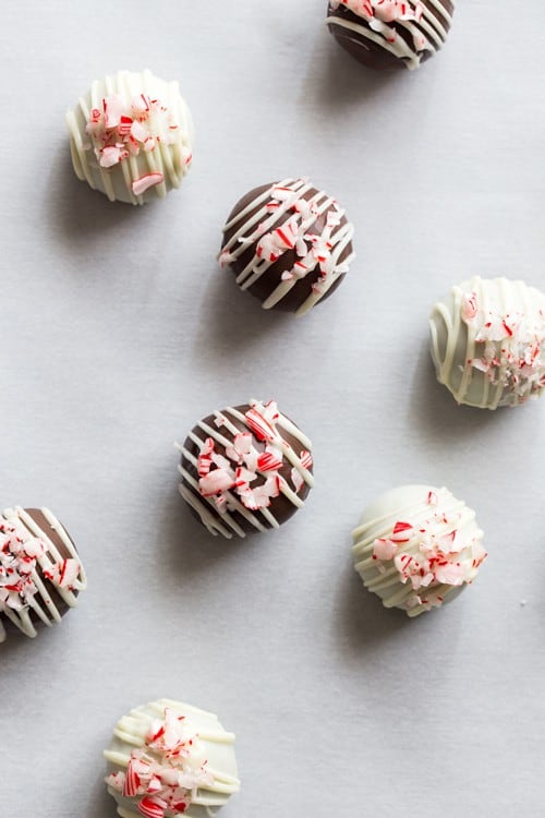 Peppermint Oreo Truffles on My Baking Addiction
