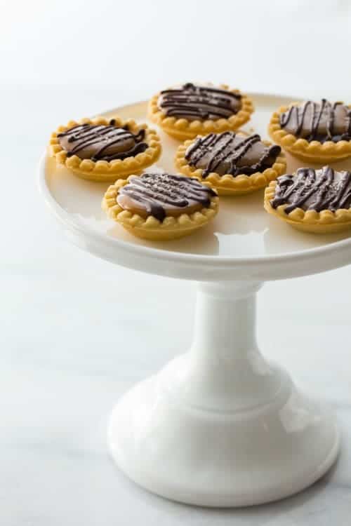 Mini Salted Caramel Chocolate Pies from My Baking Addiction