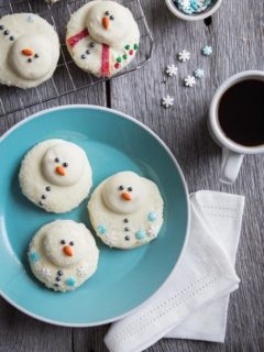 Melted Snowman Cookies from My Baking Addiction