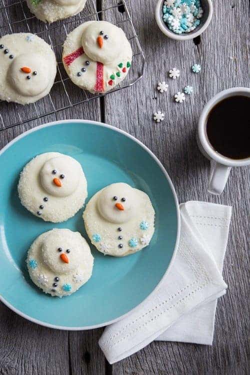 Melted Snowman Cookies from My Baking Addiction