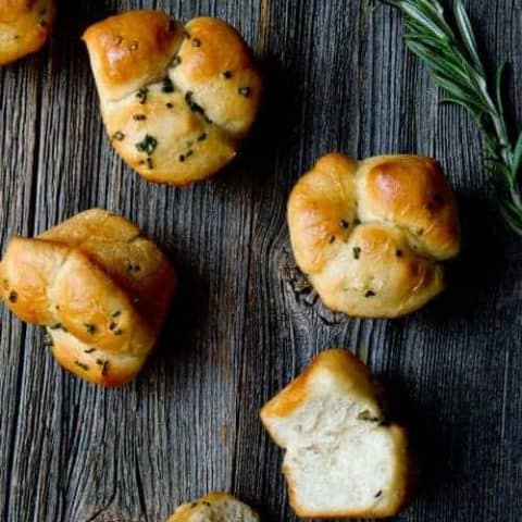 Rosemary and Garlic Brown and Serve Rolls