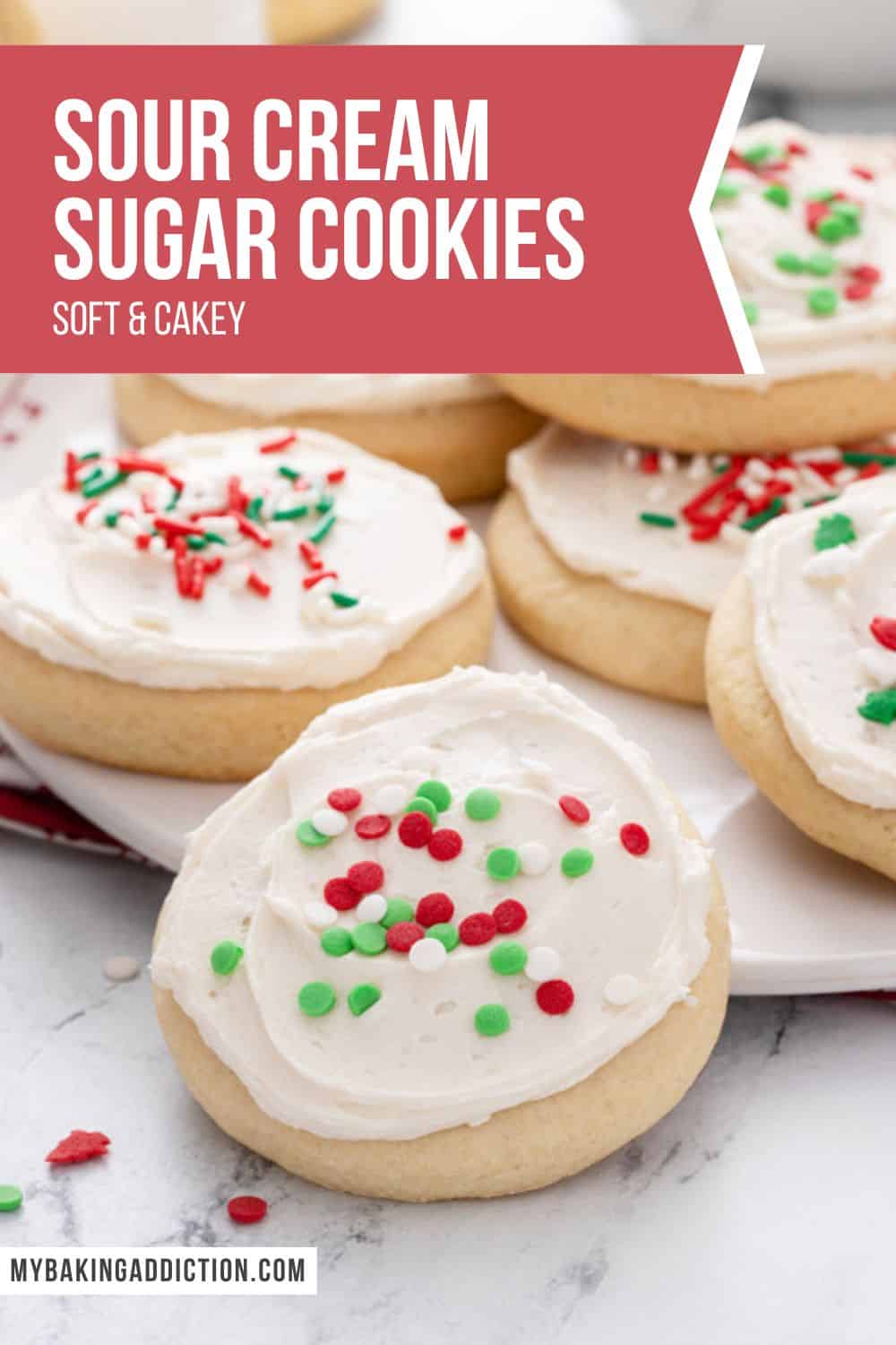 Sour Cream Sugar Cookies | My Baking Addiction
