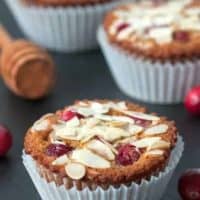 Gluten-Free Cranberry Orange Muffins