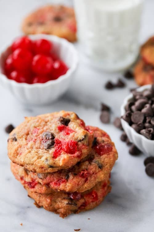 Cherry Coconut Chocolate Chip Cookies My Baking Addiction Cherry Coconut Chocolate Chip Cookies My Baking Addiction