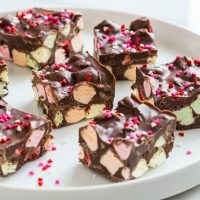 Strawberry Marshmallow Fudge
