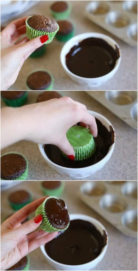 Thin Mint Cupcakes 1