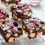 Strawberry Marshmallow Fudge