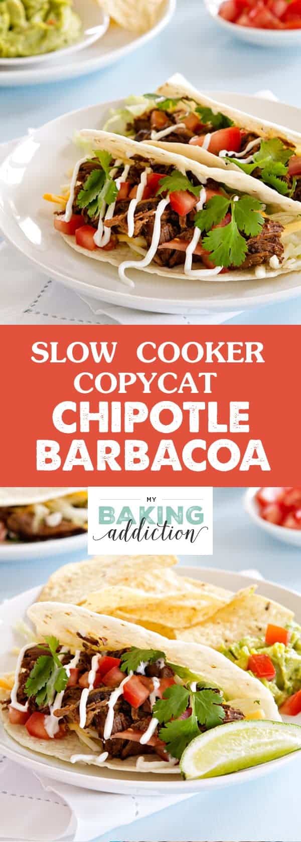 If you love Chipotle’s barbacoa, you have to try this simple and delicious slow cooker recipe. It’s perfect for tacos, nachos, burritos and so much more.