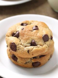 Gluten-Free Chocolate Chip Cookies are great for kids and adults alike. Everyone will devour them!