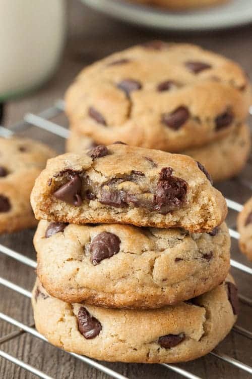 Gluten-Free Chocolate Chip Cookies are loaded with chocolate. Soft, chewy, and heavenly.