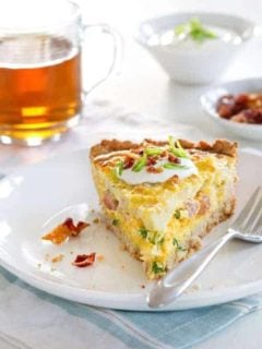Potato quiche comes together in a flash making it perfect for Easter brunch or a random Tuesday.