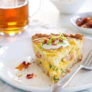 Potato quiche comes together in a flash making it perfect for Easter brunch or a random Tuesday.