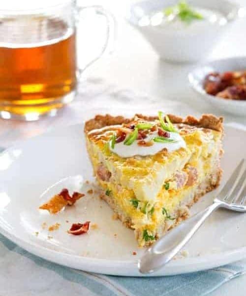 Potato quiche comes together in a flash making it perfect for Easter brunch or a random Tuesday.