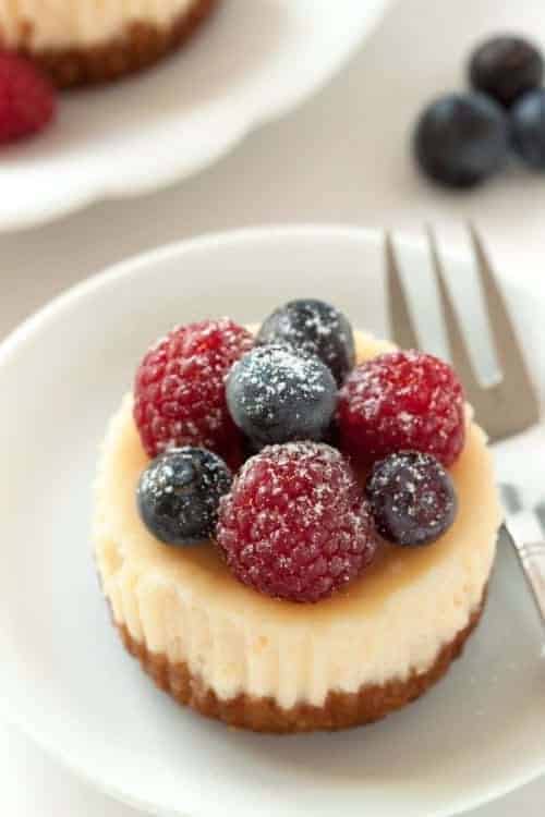 Mini Cheesecakes (in a Standard Muffin Pan) - Sally's Baking Addiction