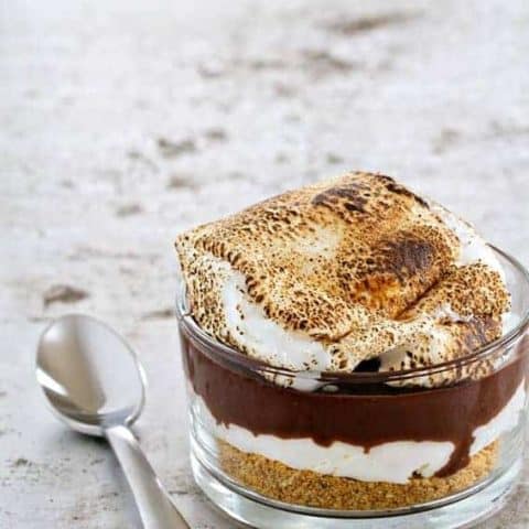 No Bake S'mores Cheesecake