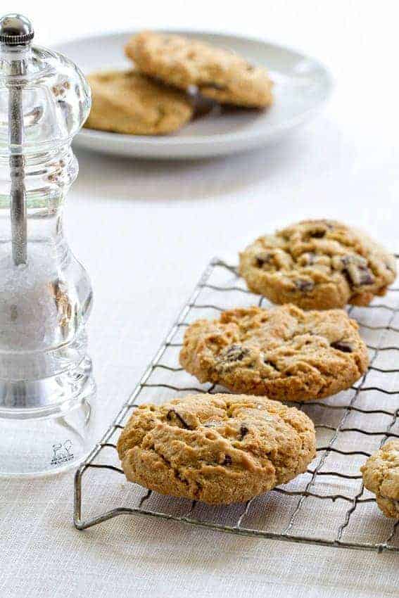 Salted Chocolate Chunk Cookies