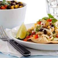 Baked Chicken Tostadas