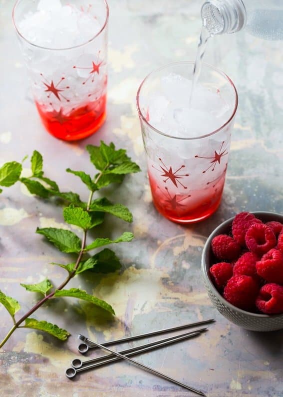 A raspberry shrub is the kind of thing that seems super sophisticated. But really, it just makes a fantastic drink, easily.