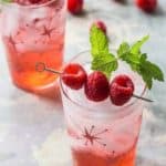 This Raspberry Shrub will make one refreshing drink. Boozy or not, it'll be delish.