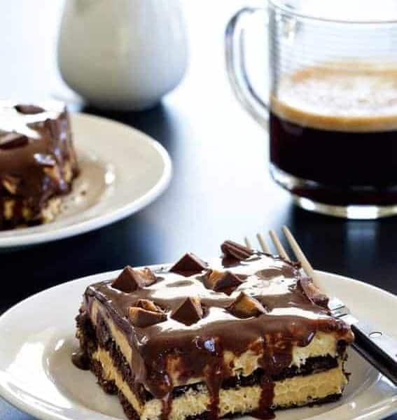 Peanut butter cup eclair cake to go crazy over. The peanut butter lovers in your life will adore this cake.