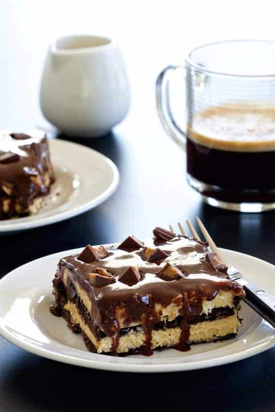 Peanut butter cup eclair cake to go crazy over. The peanut butter lovers in your life will adore this cake.