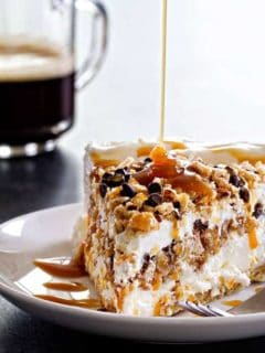Frozen Samoa Pie is the cold treat you crave on a hot day. You won't be disappointed!
