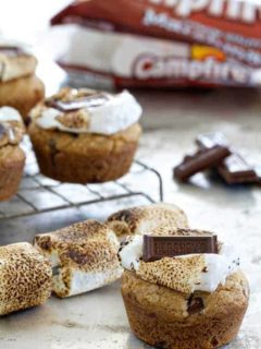 S'mores Cookie Cups are a new variation on your favorite dessert. So easy.