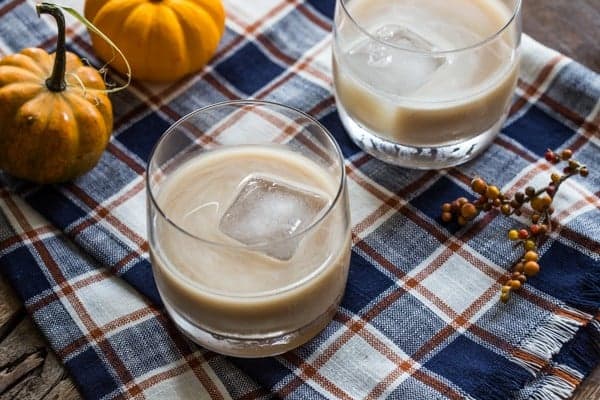Pumpkin Spice White Russian is just what you want to sip as the nights get cooler. A great fireside drink.
