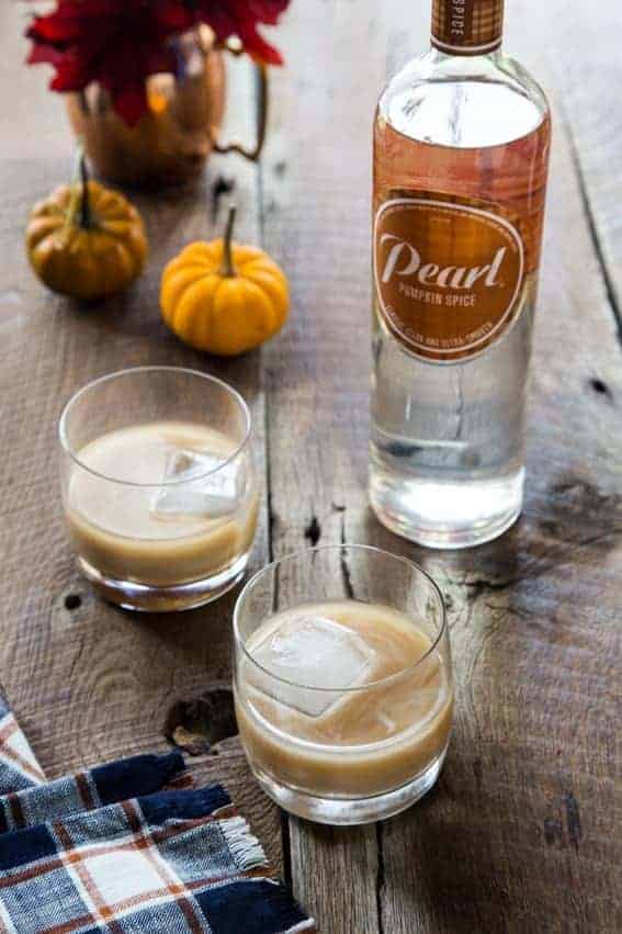 Pumpkin Spice White Russian brings the autumn season to  your nightly cocktail. Full of spice and vigor thanks to Pearl Pumpkin Spice Vodka.