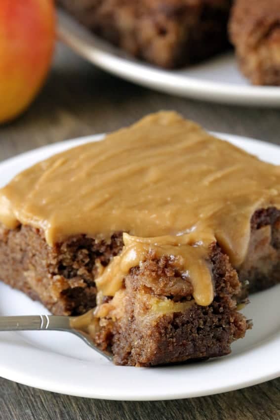 Caramel Apple Cheesecake is the cheesecake of your dreams. Rich, sweet, and full of autumn flavors. Gluten-free option included.