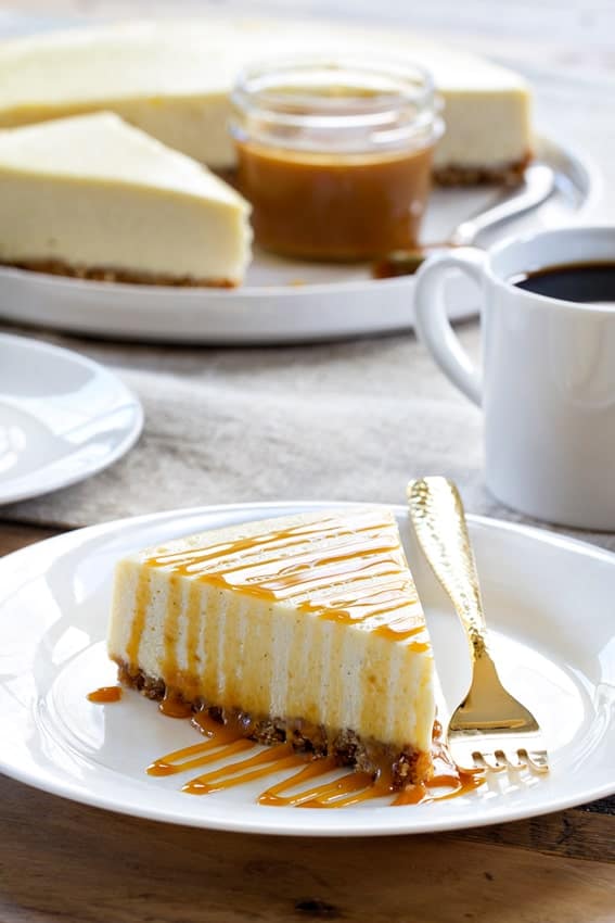 salted caramel cheesecake