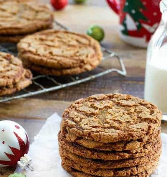 Crispy Ginger Cookies are a dream holiday cookie. So delicious!