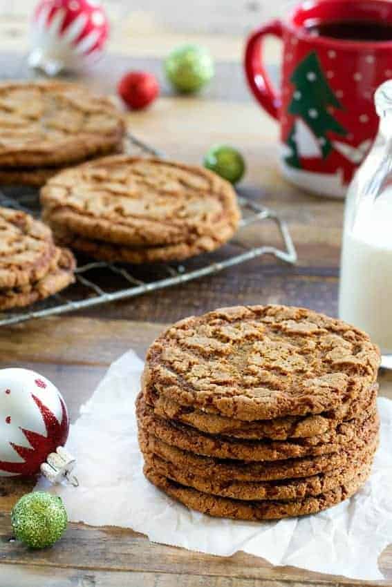 Crispy Ginger Cookies are a dream holiday cookie. So delicious!