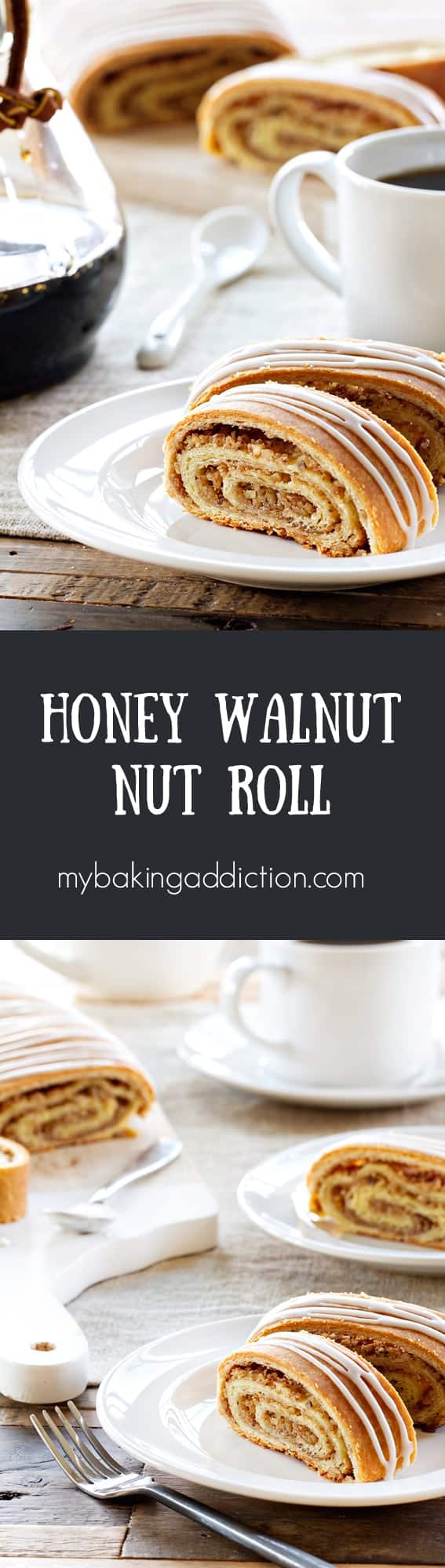 Honey Nut Rolls are filled with ground walnuts and sweet honey. They're so delicious and sure to become a new favorite!
