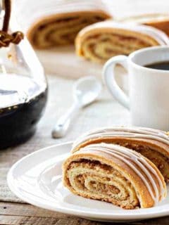 Honey Nut Rolls are filled with delicious ground walnuts and sweet honey. So perfect for any occasion!