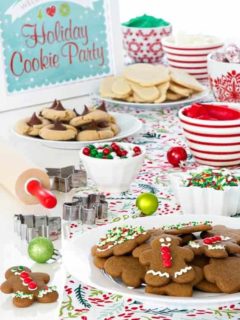 Tips and tricks for hosting a holiday cookie party for kids. So much fun for everyone!