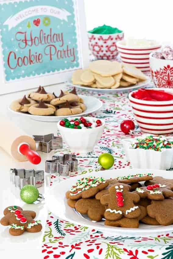 Tips and tricks for hosting a holiday cookie party for kids. So much fun for everyone!