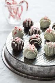 Peppermint Oreo Cookie Balls