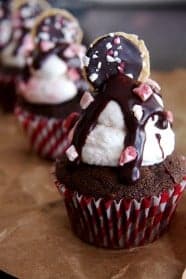 Peppermint mocha cupcakes