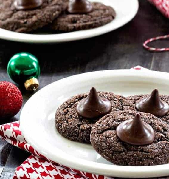 Chocolate Mint Kiss Cookies are definitely going to become a new family favorite! So good!