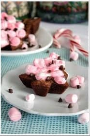 peppermint marshmallow brownies